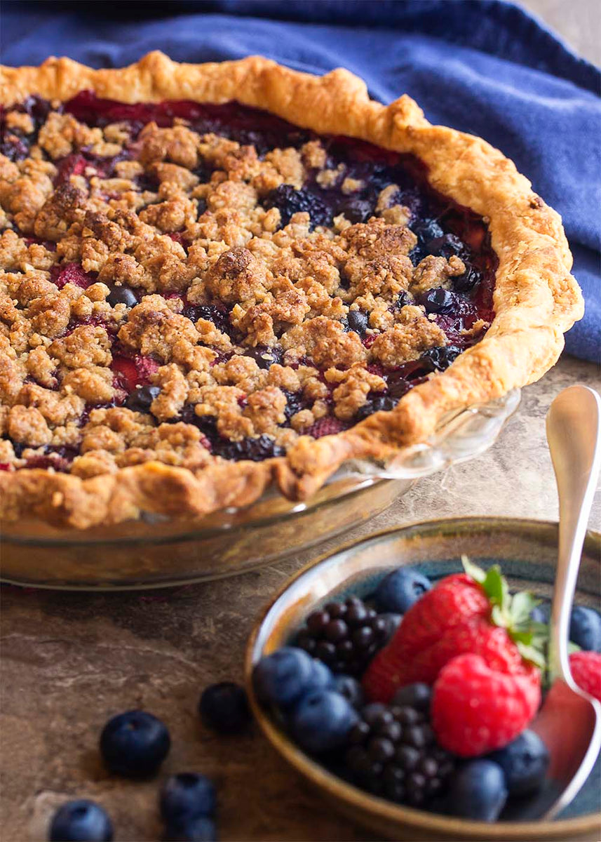 Mixed Berry Streusel Pie Confectionately Confections