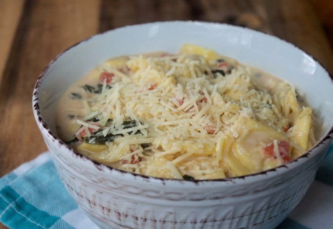 (V) Creamy Tortellini Soup