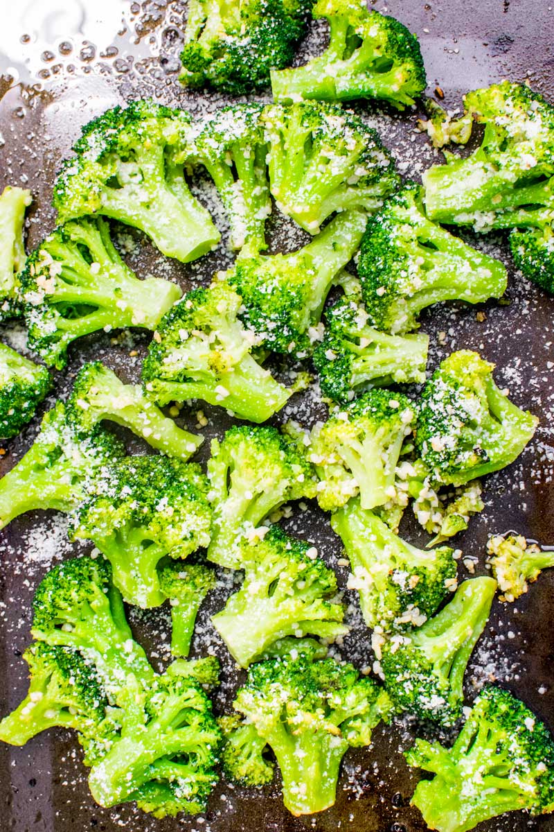 (V) Garlic and Parmesan Broccoli