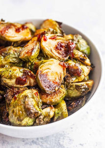 (V) Honey Chipotle Brussel Sprouts