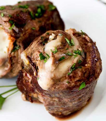 Italian Stuffed Skirt Steak Roulade – Confectionately Confections