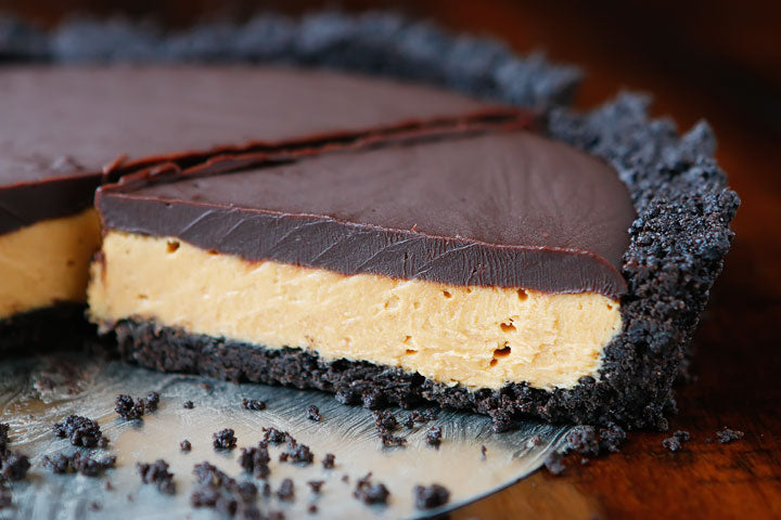 Chocolate Peanut Butter Silk Pie